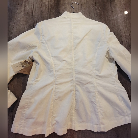 NWT Coldwater Creek Pin Wale Corduroy Shaped Jacket Sz 14 - Picture 3 of 5